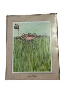 1983 Gary Patterson Heavy Rough Golf Cartoon Print Thought Factory Shrinkwrapped